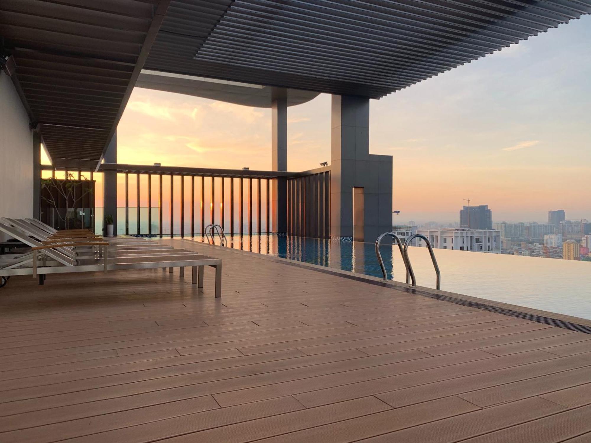 The View Serviced Residence 豪景日式酒店公寓 Phnom Penh Eksteriør billede